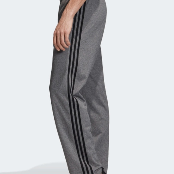 NEW adidas Essentials 3-Stripes Track Pants Grey - Picture 2 of 4